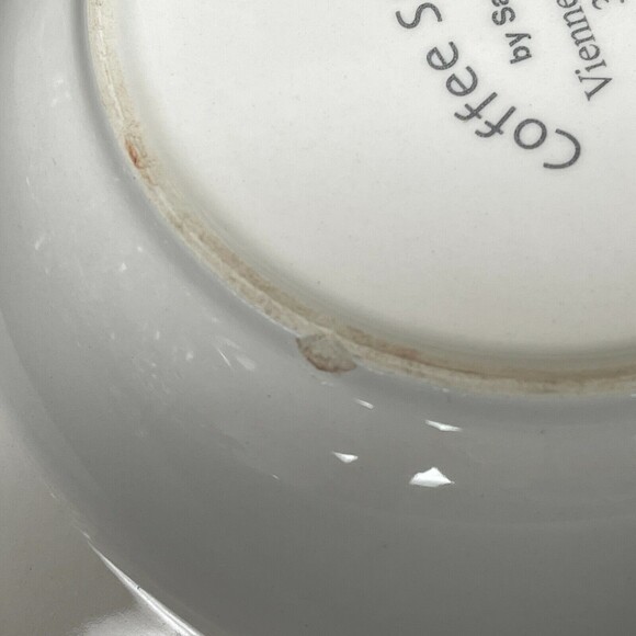 Coffee Shoppe by Sango Pasta Bowls Sue Zipkin Viennese French Roast 3062 - Picture 6 of 8